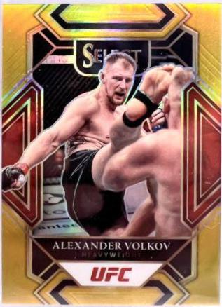 Alexander Volkov 2022 Panini Select UFC Mezzanine #380 Gold