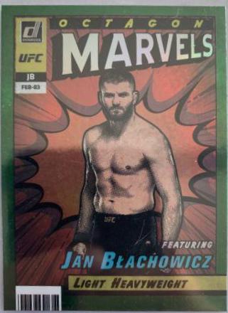Jan Błachowicz 2022 Panini Donruss UFC Octagon Marvels #18 Green