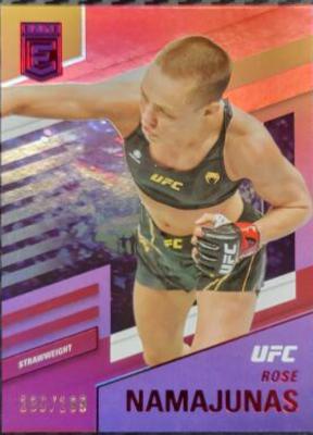 Rose Namajunas 2022 Panini Chronicles UFC Base Elite #248 Red