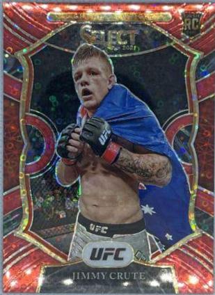 Jimmy Crute 2021 Panini Select UFC Concourse #73 Red Disco