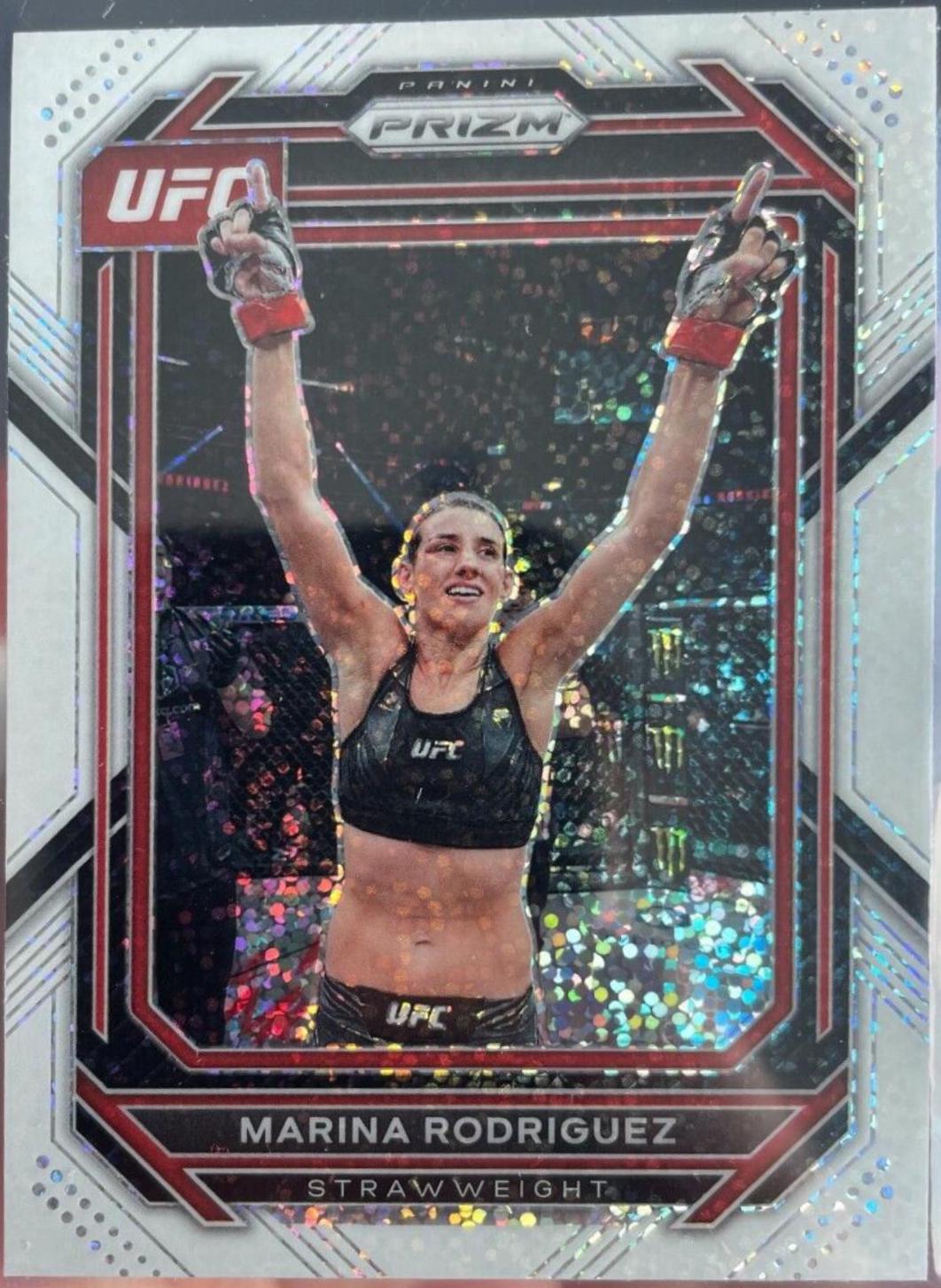 Marina Rodriguez 2023 Panini Prizm UFC Base #102 White Sparkle