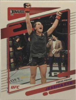 Jessica Eye 2022 Panini Donruss UFC Base #185 Press Proof Purple