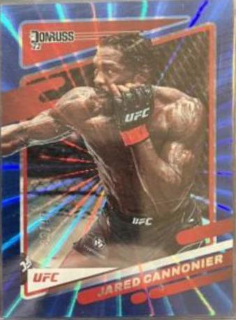Jared Cannonier 2022 Panini Donruss UFC Base #51 Blue