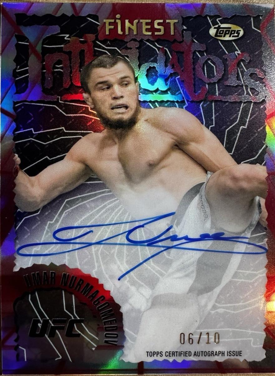 Umar Nurmagomedov 2024 Topps Finest UFC Intimidators Autographs #IA-UNU Superfractor