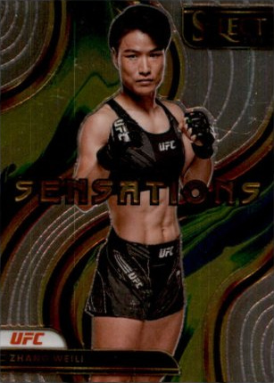 Zhang Weili 2023 Panini Select UFC Sensations #14 Flash