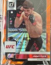 Jimmy Flick 2023 Panini Donruss UFC Base #199 Orange Laser