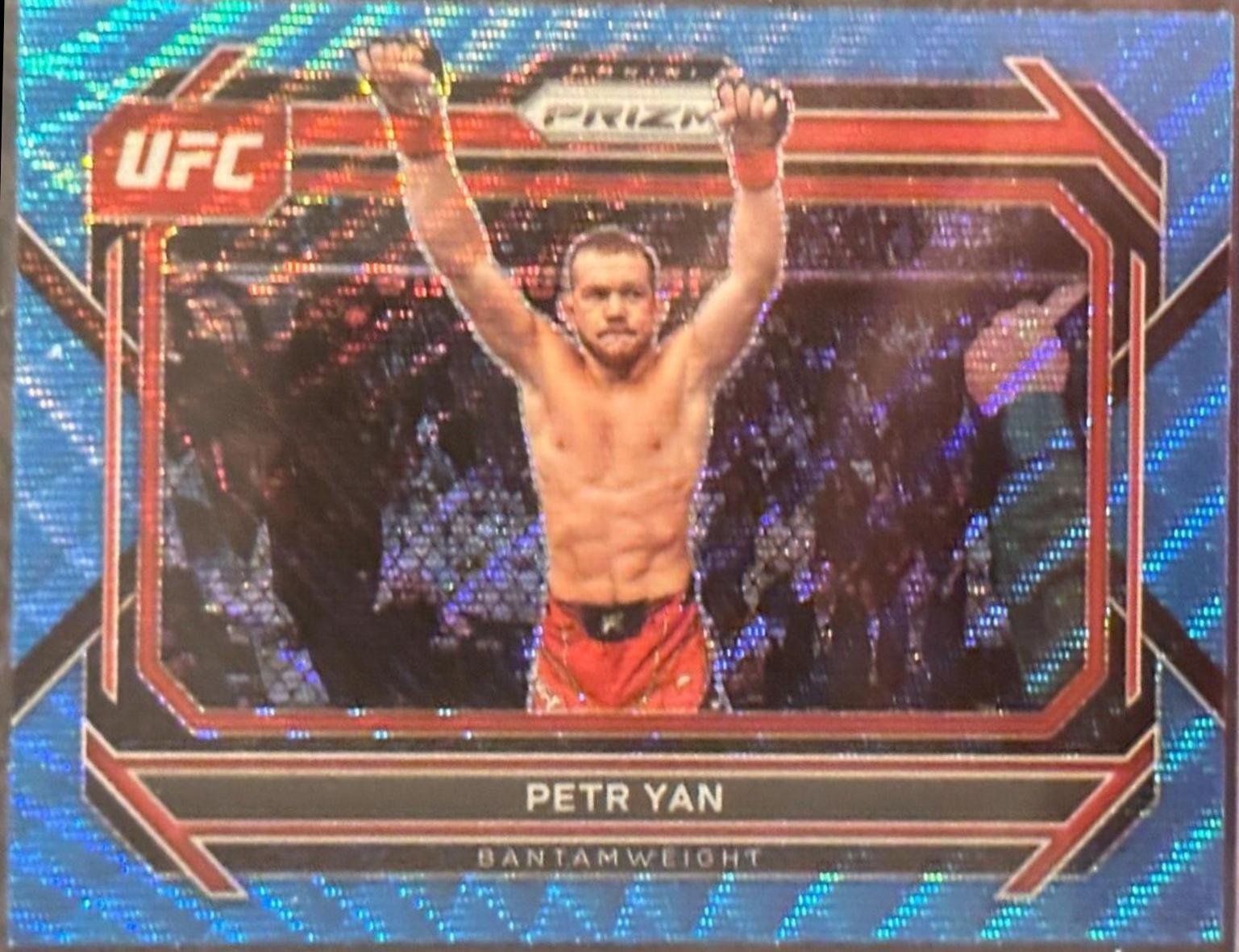 Petr Yan 2023 Panini Prizm UFC Base #89 Blue Wave