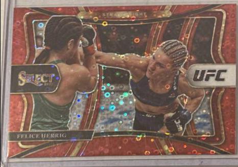 Felice Herrig 2021 Panini Select UFC Premier Level #118 Red Disco