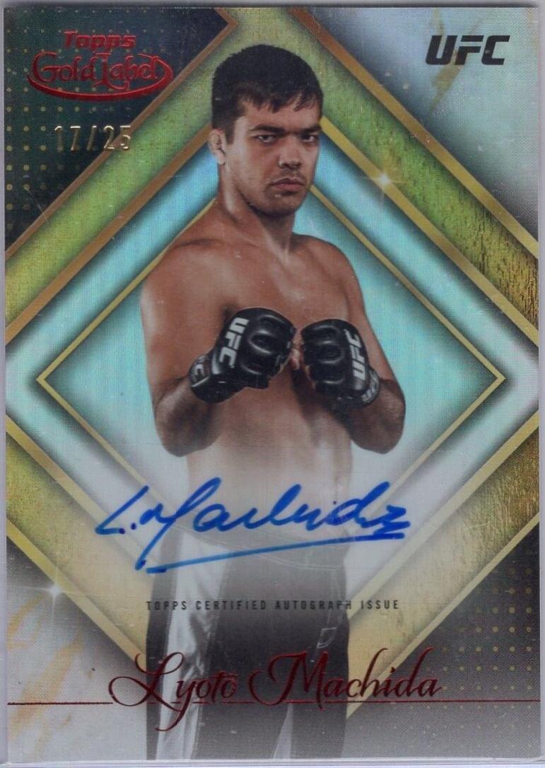 Lyoto Machida 2024 Topps Gold Label UFC Golden Greats Autographs #GGA-LMA Red