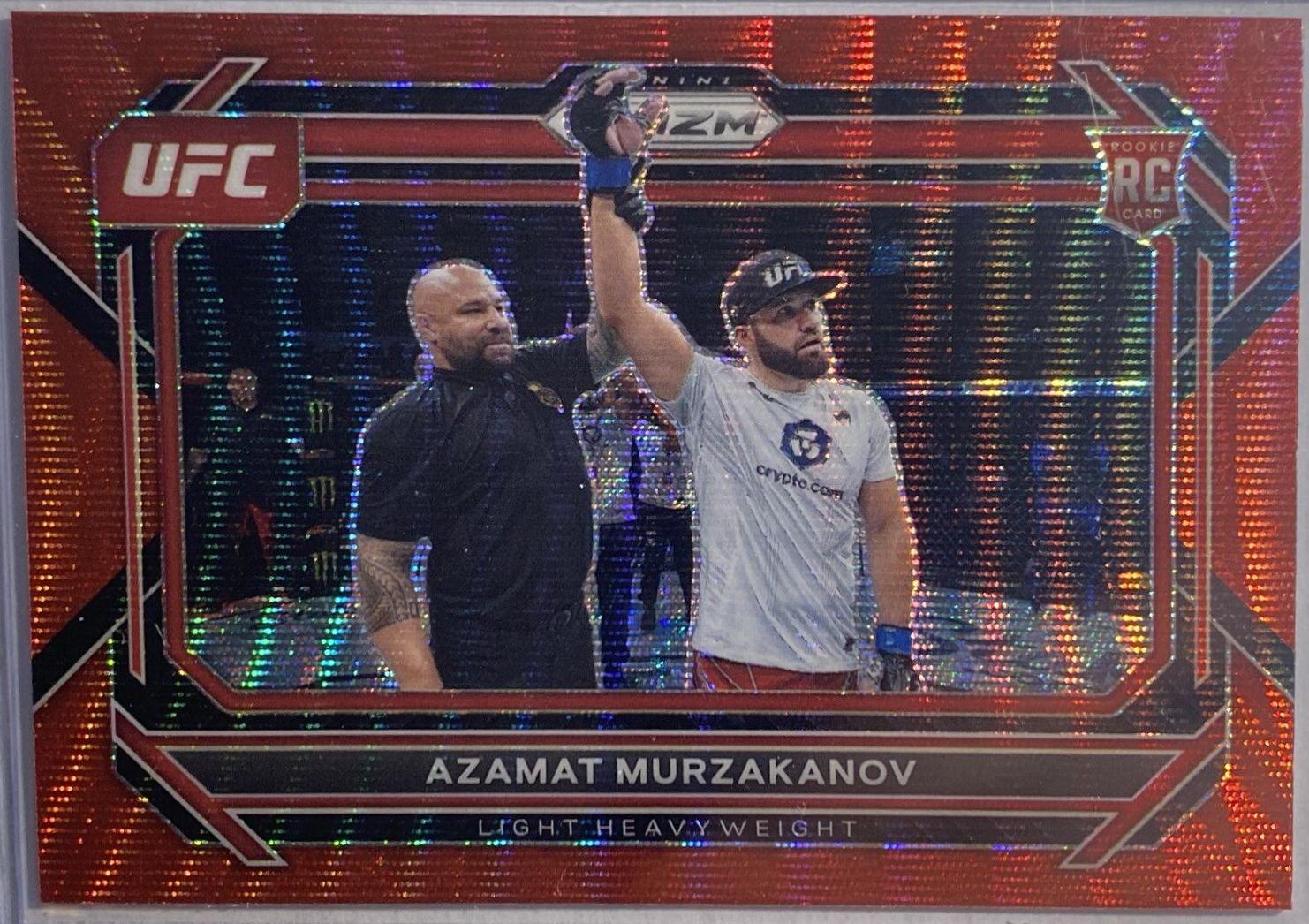 Azamat Murzakanov 2023 Panini Prizm UFC Base #18 Ruby Wave