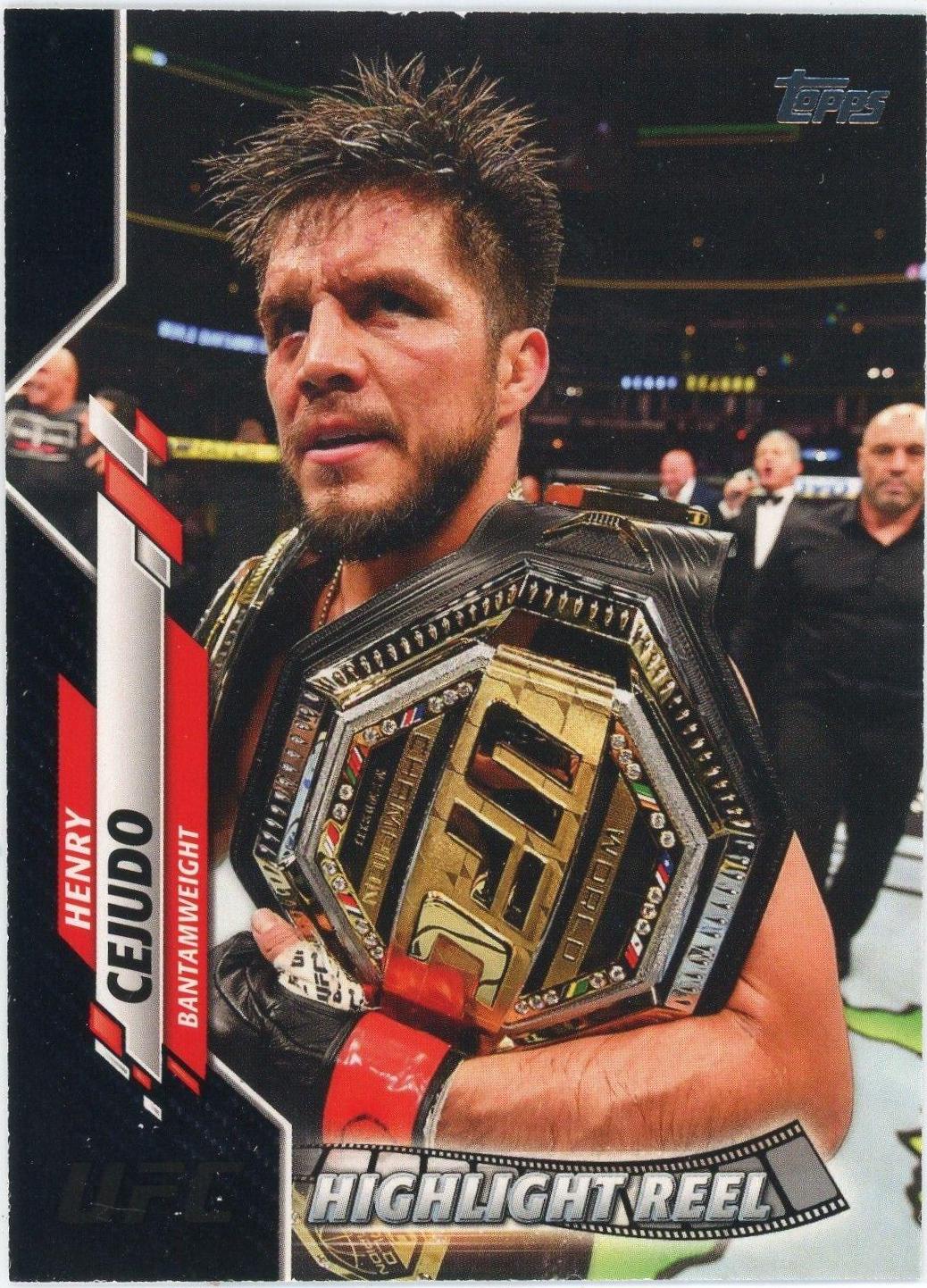 Henry Cejudo 2020 Topps UFC Base #99 Black