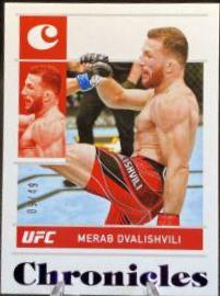 Merab Dvalishvili 2022 Panini Chronicles UFC Base Chronicles #10 Purple