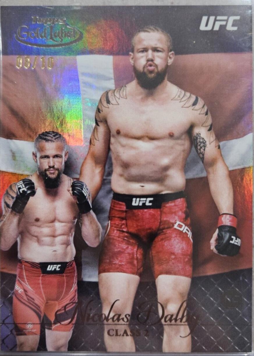 Nicolas Dalby 2024 Topps Gold Label UFC Base Class II #9 Blue
