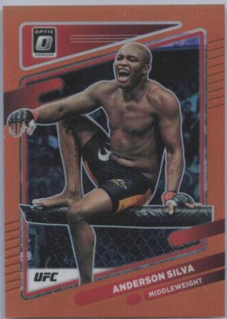Anderson Silva 2022 Panini Donruss Optic UFC Base #27 Orange