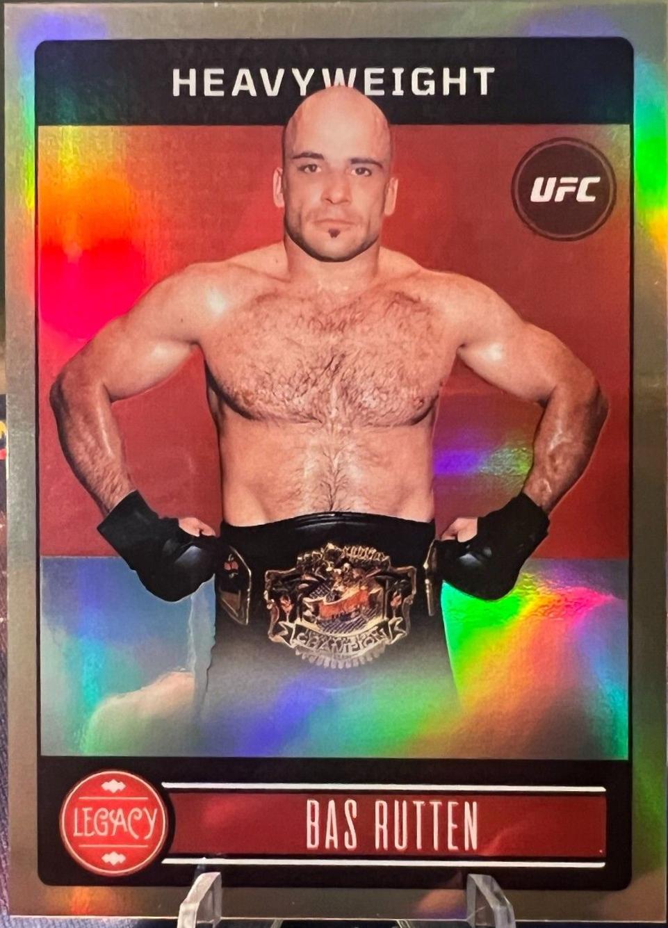 Bas Rutten 2023 Panini Chronicles UFC Base Legacy Premium Edition #336 Bronze