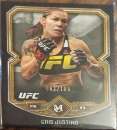 Cris Justino 2017 Topps Museum Collection UFC Base #41 Copper