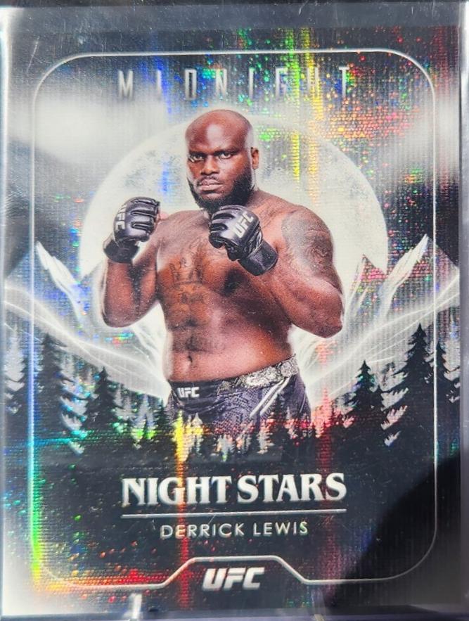 Derrick Lewis 2024 Topps Midnight UFC Night Stars #NS-3 Moon Beam