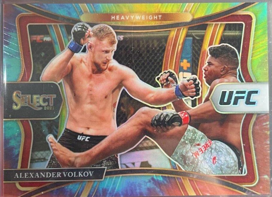 Alexander Volkov 2021 Panini Select UFC Premier Level #157 Tie Dye