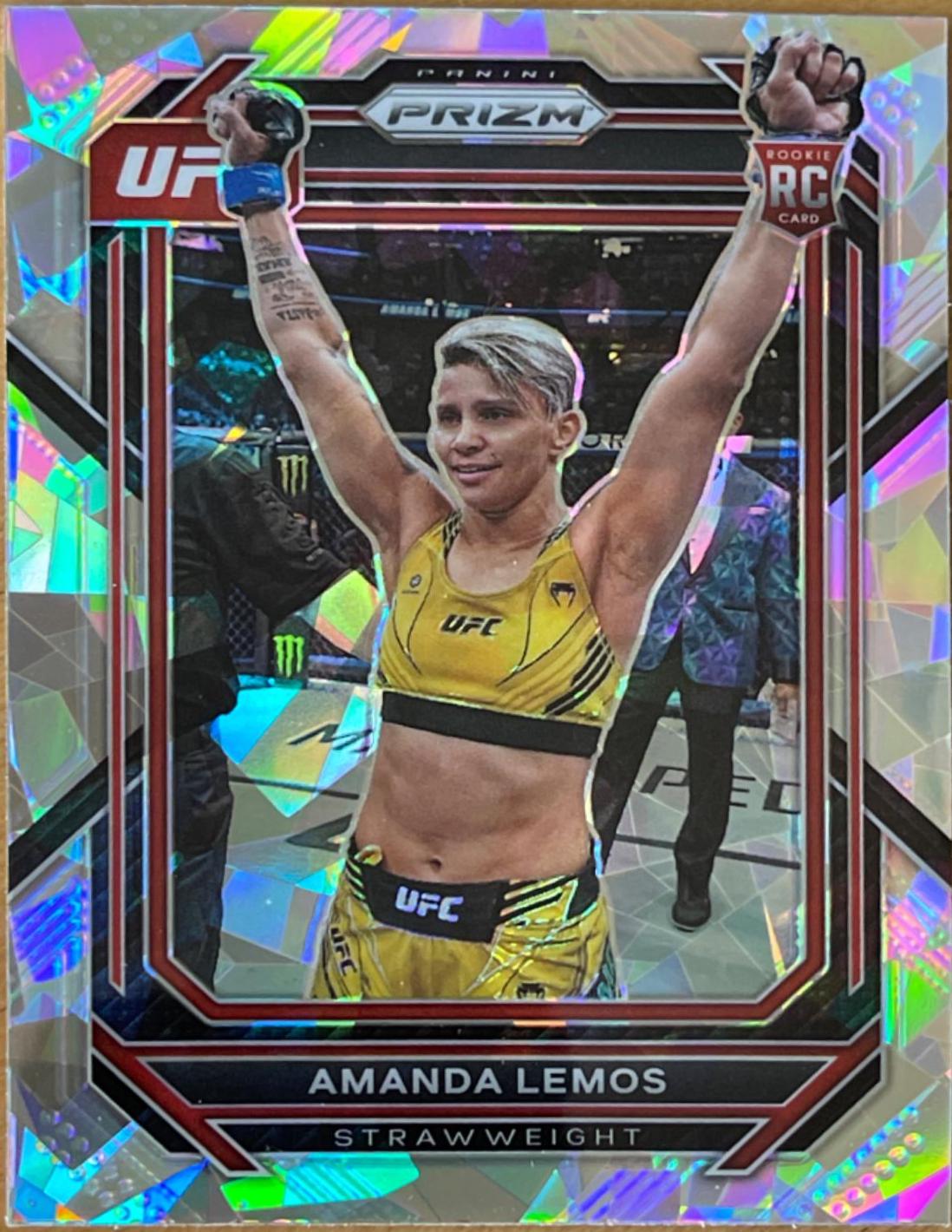 Amanda Lemos 2023 Panini Prizm UFC Base #151 Ice