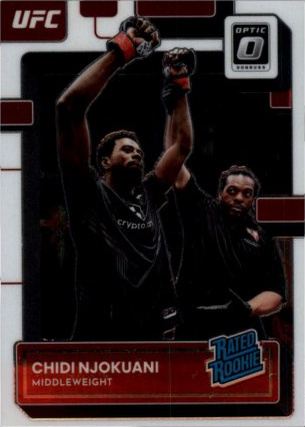 Chidi Njokuani 2023 Panini Donruss Optic UFC Base #102 Purple