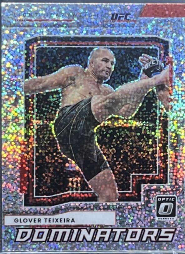 Glover Teixeira 2022 Panini Donruss Optic UFC Dominators #18 White Sparkle