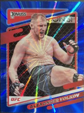 Alexander Volkov 2022 Panini Donruss UFC Base #33 Blue
