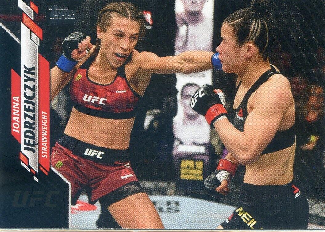 Joanna Jędrzejczyk 2020 Topps UFC Base #68 Black