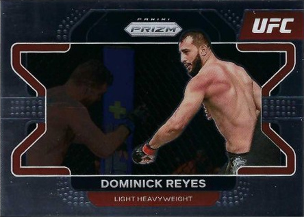 Dominick Reyes 2022 Panini Prizm UFC Base #11 Black Shimmer