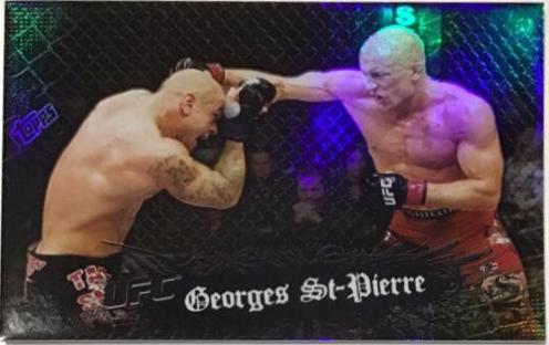 Georges St-Pierre 2010 Topps UFC Main Event Base #100 Black