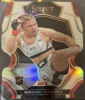 Miranda Maverick 2023 Panini Select UFC Octagonside #293 Silver Die Cut