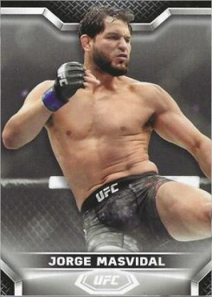 Jorge Masvidal 2020 Topps UFC Knockout Base #56 Red