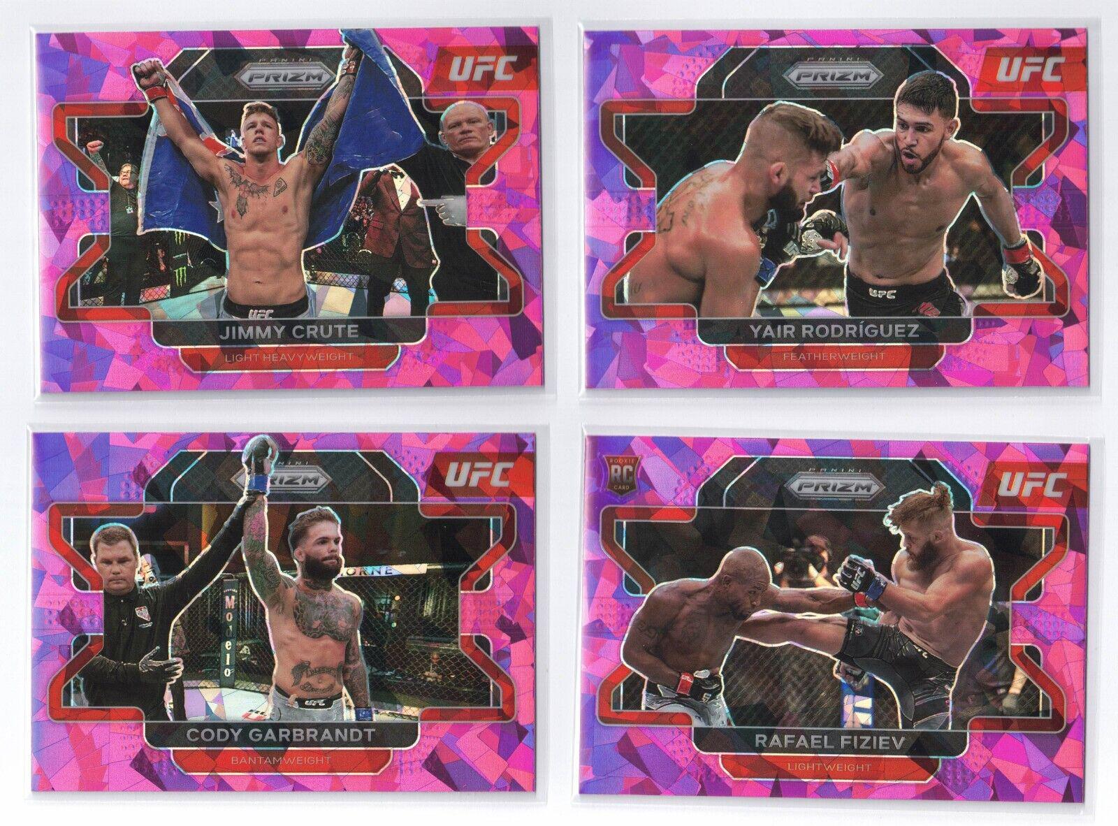 Rafael Fiziev 2022 Panini Prizm UFC Base #98 Pink Ice