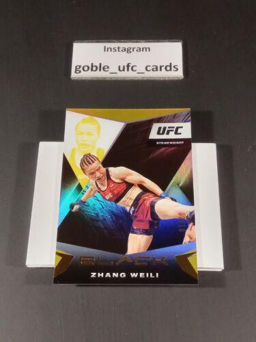 Zhang Weili 2021 Panini Chronicles UFC Base Black #120 Gold