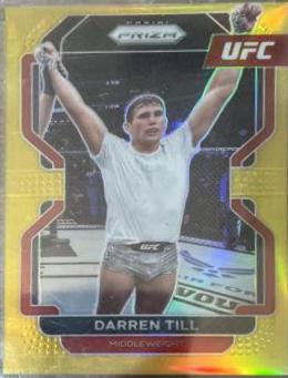 Darren Till 2022 Panini Prizm UFC Base #181 Gold