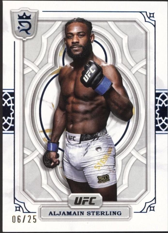 Aljamain Sterling 2024 Topps Royalty UFC Base #28 Blue