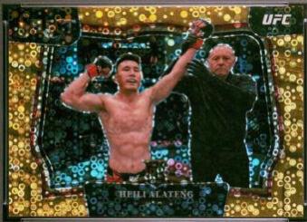 Heili Alateng 2023 Panini Select UFC Octagonside #202 Gold Disco