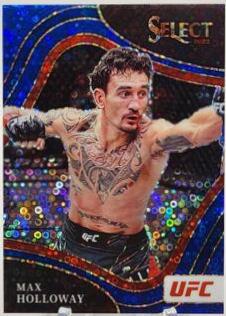 Max Holloway 2022 Panini Select UFC Octagonside #269 Blue Disco
