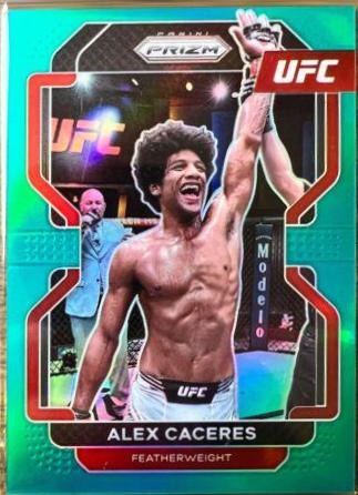 Alex Caceres 2022 Panini Prizm UFC Base #117 Teal