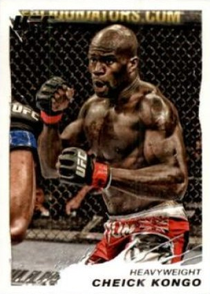 Cheick Kongo 2011 Topps UFC Moment of Truth Base #191 Gold
