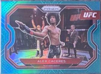 Alex Caceres 2021 Panini Prizm UFC Base #112 Teal