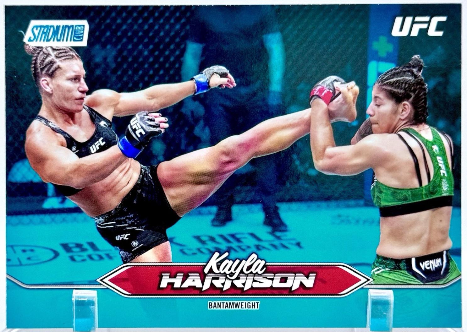 Kayla Harrison 2025 Topps Stadium Club UFC Base #125 Teal