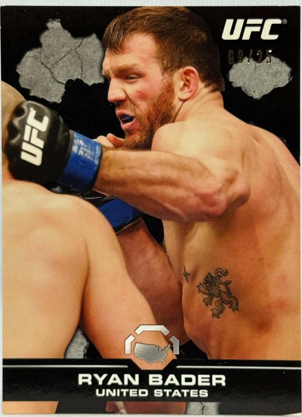 Ryan Bader 2013 Topps UFC Bloodlines Base #72 Black