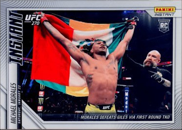 Michael Morales 2022 Panini Instant UFC Base #3 Gold