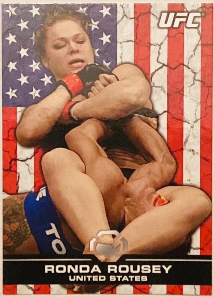 Ronda Rousey 2013 Topps UFC Bloodlines Base #104 Flag