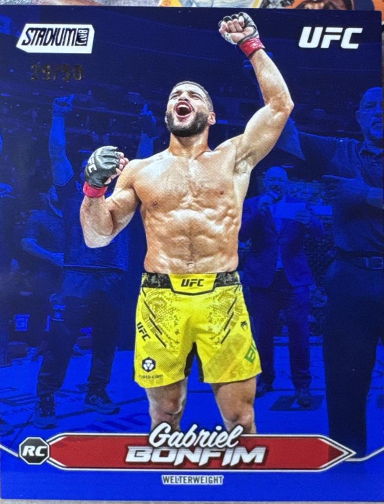 Gabriel Bonfim 2025 Topps Stadium Club UFC Base #164 Blue