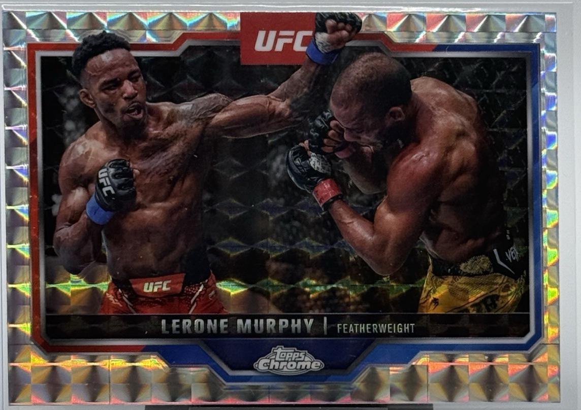 Lerone Murphy 2025 Topps Chrome UFC Base #15 Geometric Refractor