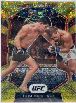 Dominick Cruz 2021 Panini Select UFC Concourse #42 Gold Disco