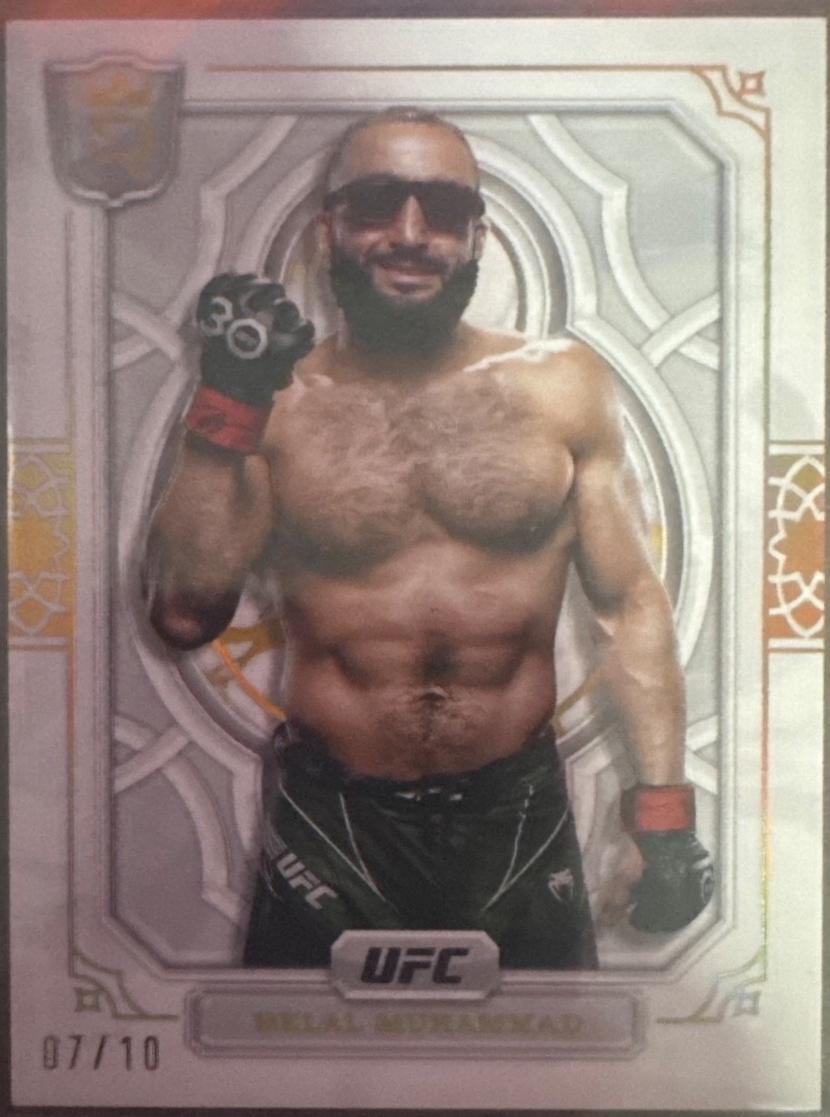 Belal Muhammad 2024 Topps Royalty UFC Base #55 Gold