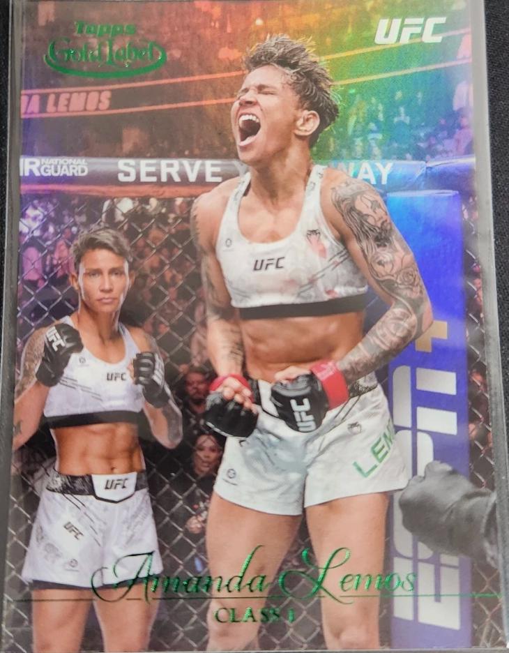 Amanda Lemos 2024 Topps Gold Label UFC Base Class I #14 Green