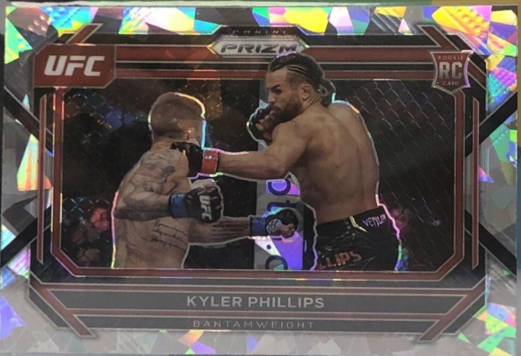 Kyler Phillips 2023 Panini Prizm UFC Base #55 Ice